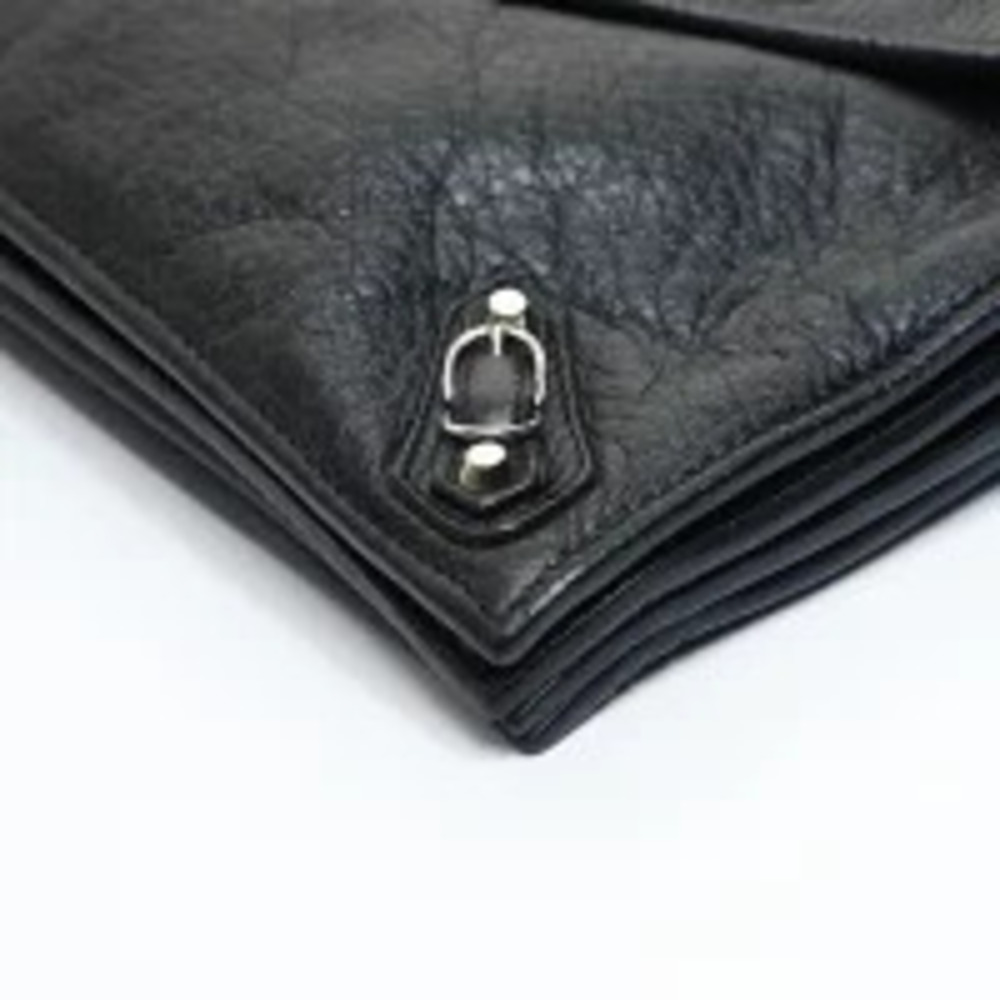 Balenciaga Letter XS Leather Shoulder Bag Black - Picture 10 of 13